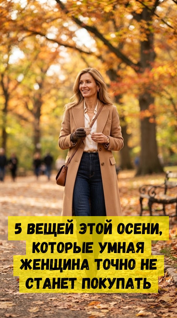 5 вещей этой осени, которые умная женщина точно не станет покупать