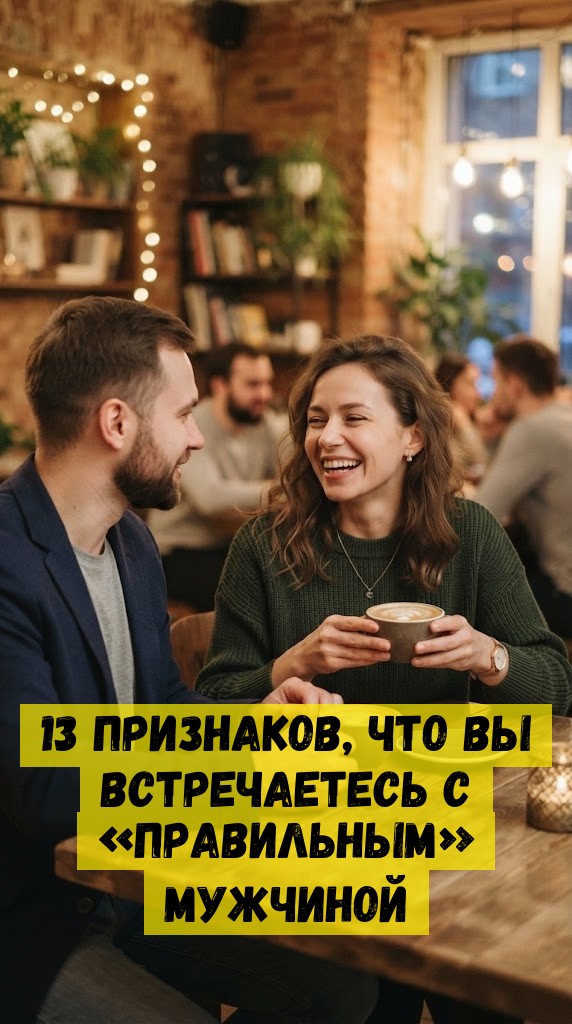 13 признаков, что вы встречаетесь с «правильным» мужчиной 13 признаков, что вы встречаетесь с «правильным» мужчиной
