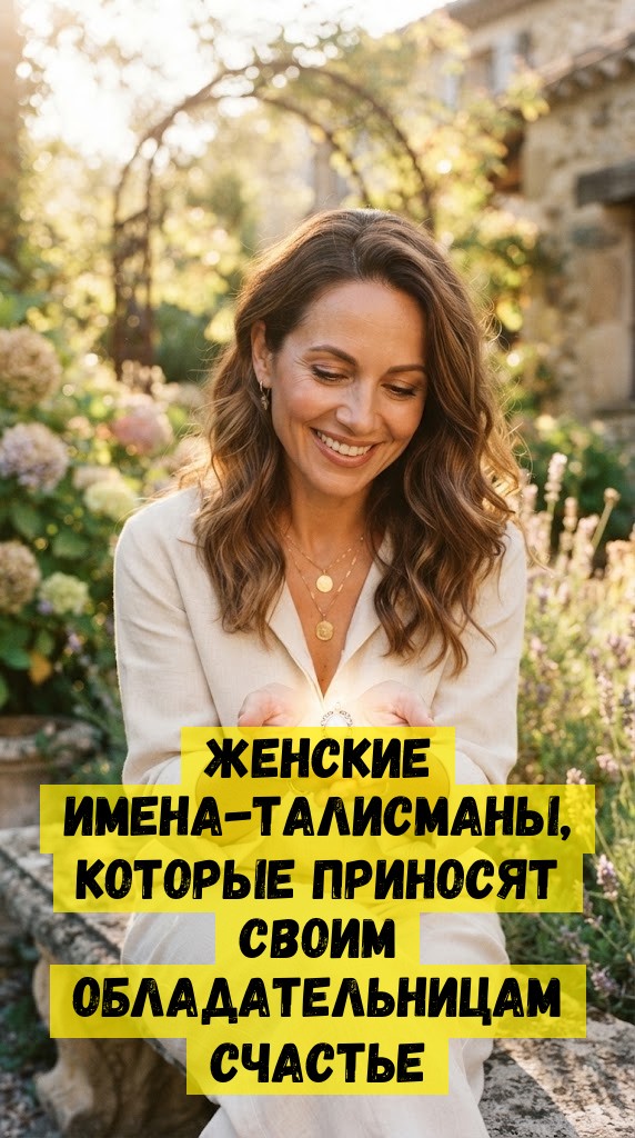 Женские имена-талисманы, которые приносят своим обладательницам счастье