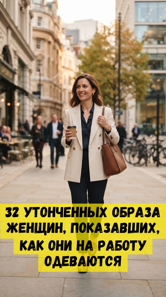 32 утонченных образа женщин, показавших, как они на работу одеваются