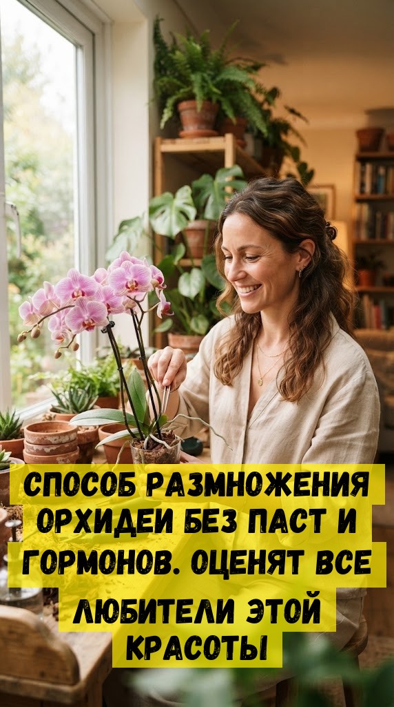 Способ размножения орхидеи без паст и гормонов. Оценят все любители этой красоты Способ размножения орхидеи без паст и гормонов. Оценят все любители этой красоты