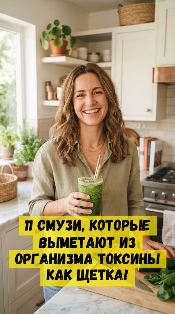 11 смузи, которые выметают из организма токсины как щетка!