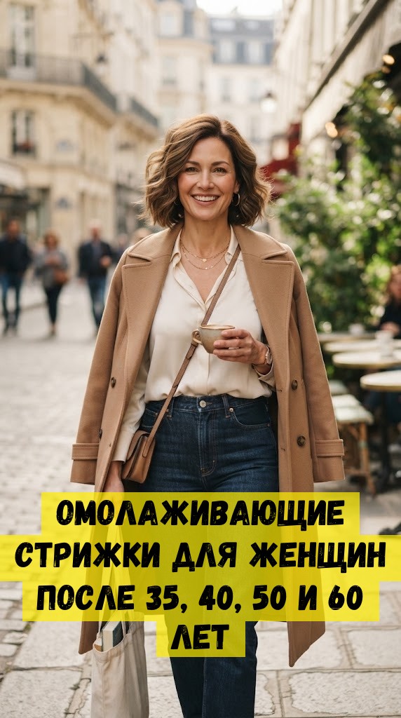 ОМОЛАЖИВАЮЩИЕ СТРИЖКИ ДЛЯ ЖЕНЩИН ПОСЛЕ 35, 40, 50 И 60 ЛЕТ
