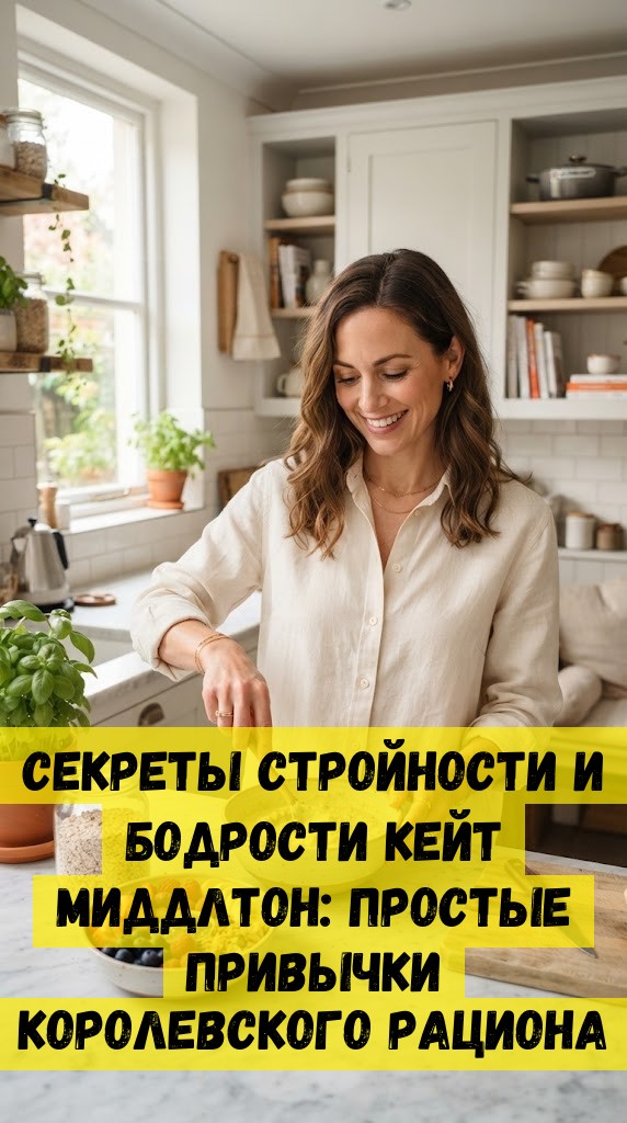 Секреты стройности и бодрости Кейт Миддлтон: простые привычки королевского рациона
