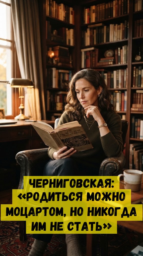 Черниговская: &laquo;Родиться можно Моцартом, но никогда им не стать&raquo;