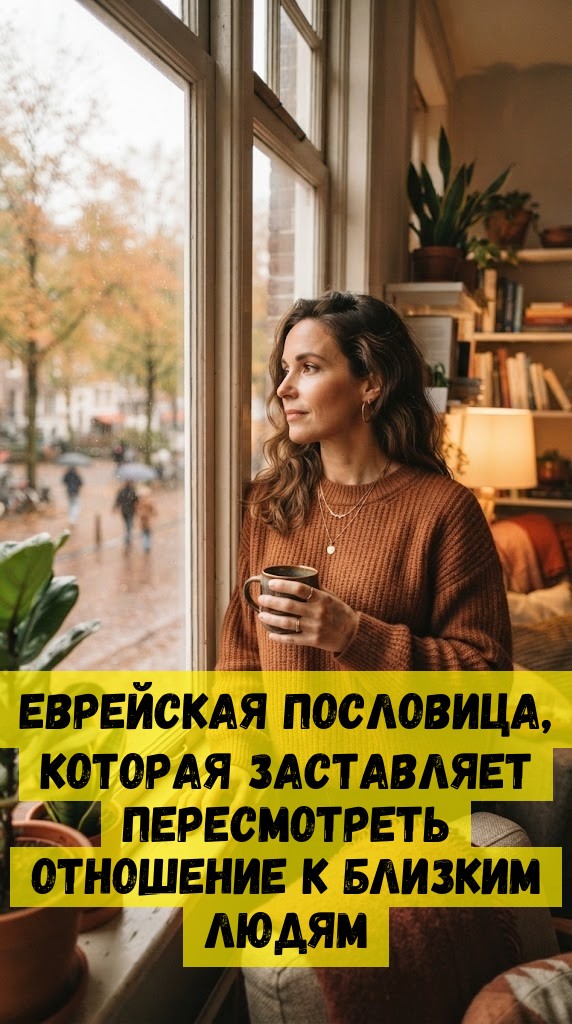 Еврейская пословица, которая заставляет пересмотреть отношение к близким людям Еврейская пословица, которая заставляет пересмотреть отношение к близким людям