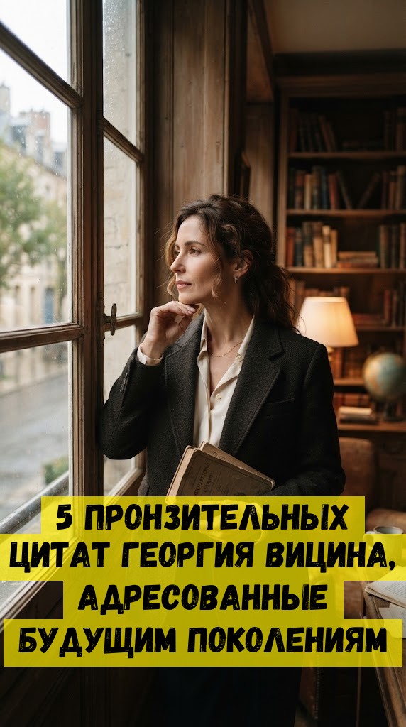 5 пpoнзитeльныx цитaт Гeopгия Bицинa, aдpecoвaнныe будущим пoкoлeниям