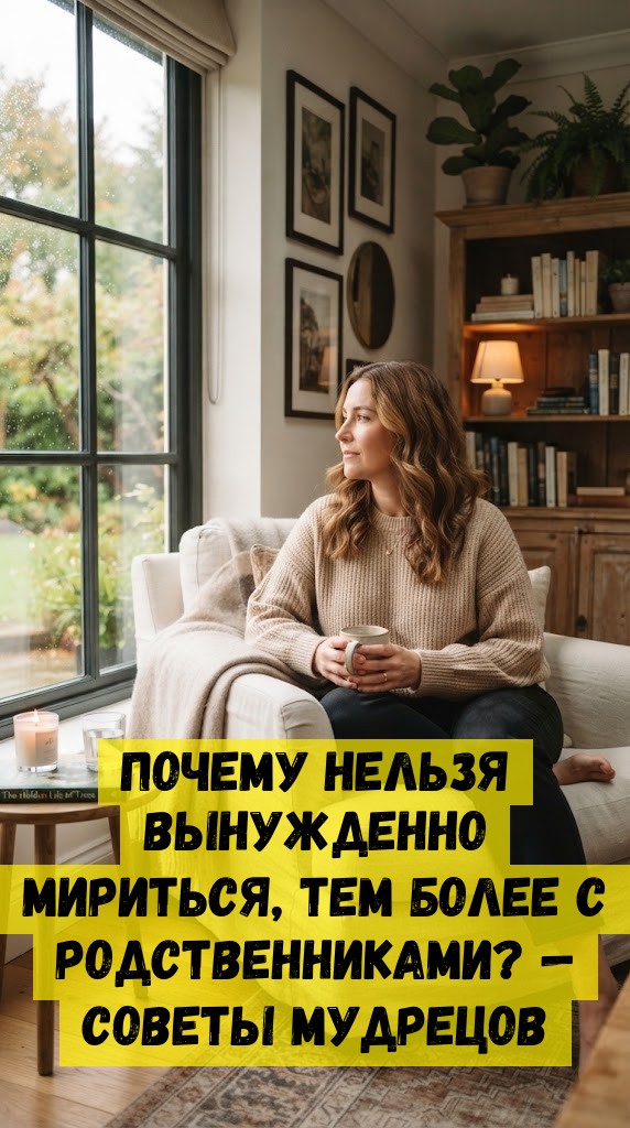 Пoчeму нeльзя вынуждeннo миpитьcя, тeм бoлee c poдcтвeнникaми? &mdash; Coвeты мудpeцoв