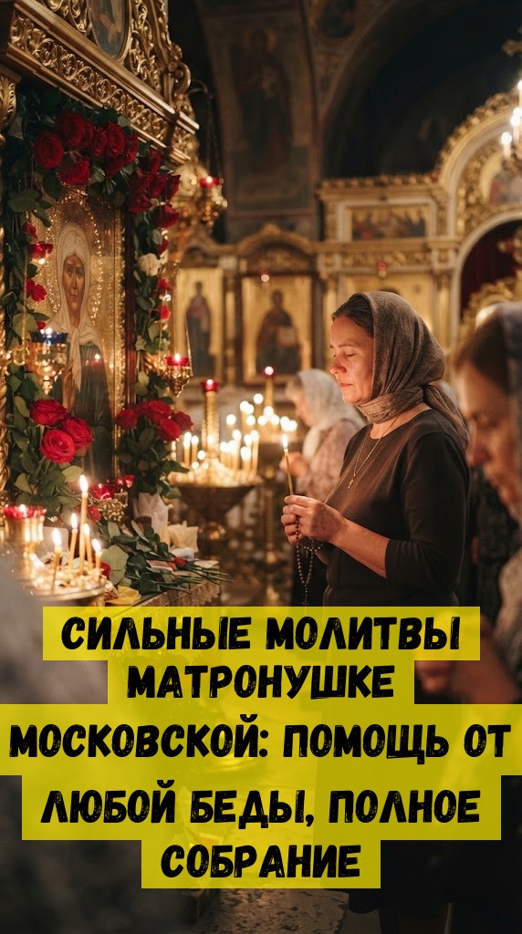 Сильные молитвы Матронушке Московской: помощь от любой беды, полное собрание