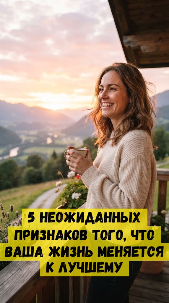 5 неожиданных признаков того, что ваша жизнь меняется к лучшему