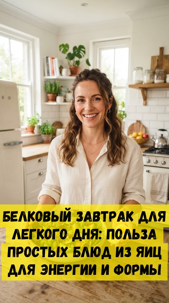 Белковый завтрак для легкого дня: польза простых блюд из яиц для энергии и формы