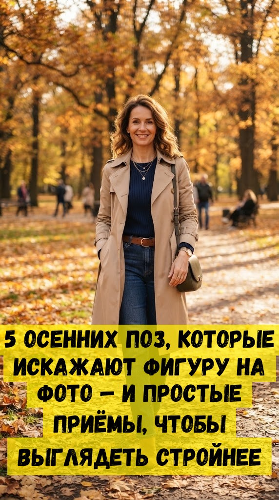 5 осенних поз, которые искажают фигуру на фото — и простые приёмы, чтобы выглядеть стройнее 5 осенних поз, которые искажают фигуру на фото — и простые приёмы, чтобы выглядеть стройнее
