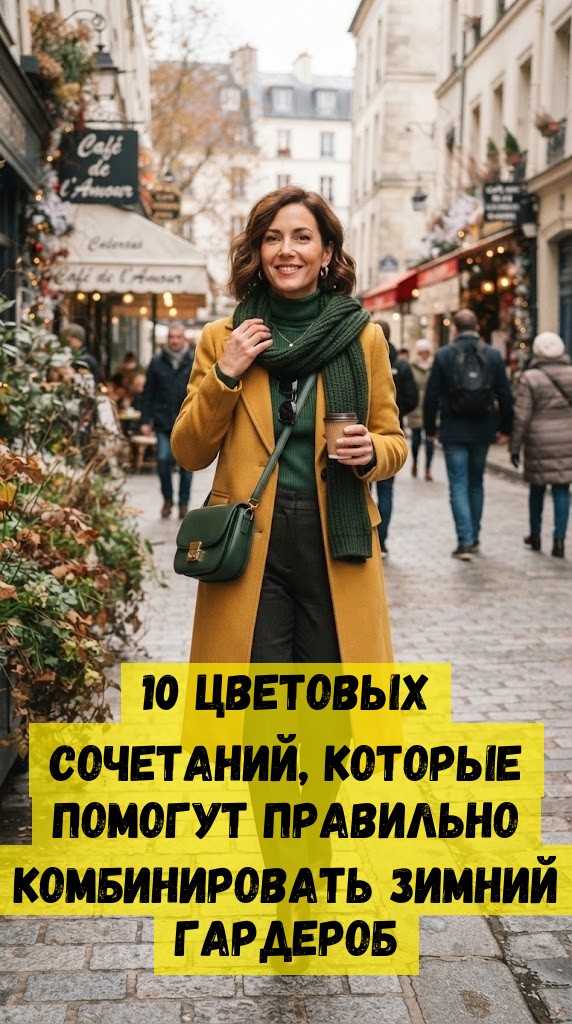 10 цветовых сочетаний, которые помогут правильно комбинировать зимний гардероб