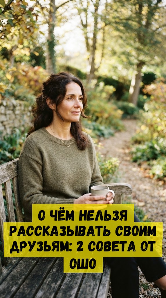 О чём нельзя рассказывать своим друзьям: 2 совета от Ошо О чём нельзя рассказывать своим друзьям: 2 совета от Ошо