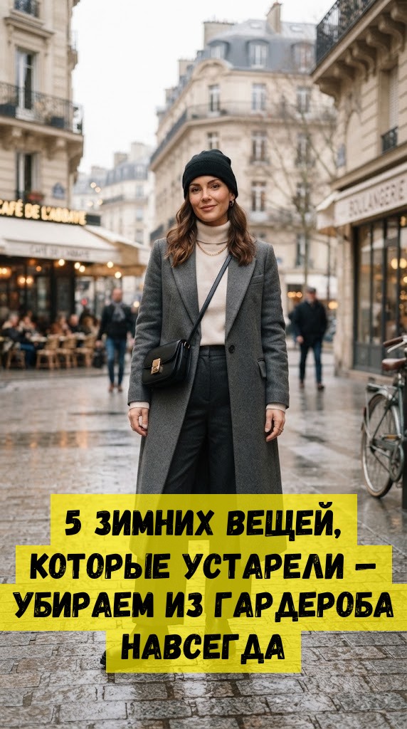 5 зимних вещей, которые устарели &mdash; убираем из гардероба навсегда