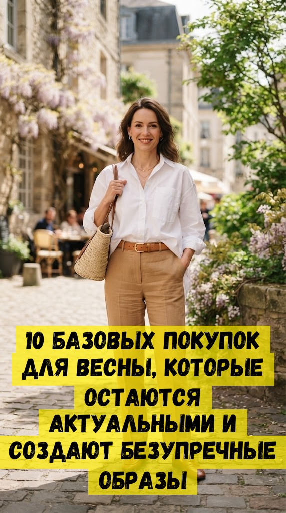 10 базовых покупок для весны, которые остаются актуальными и создают безупречные образы