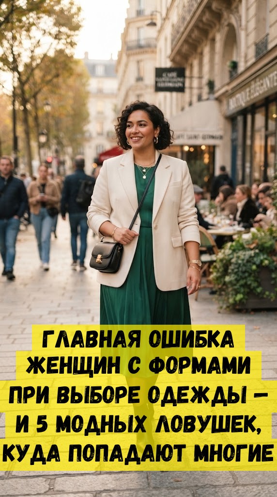 Главная ошибка женщин с формами при выборе одежды &mdash; и 5 модных ловушек, куда попадают многие