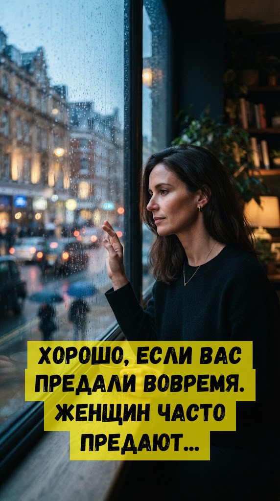 Хорошо, если вас предали вовремя. Женщин часто предают... Хорошо, если вас предали вовремя. Женщин часто предают...