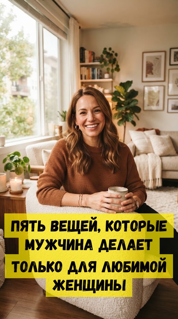 Пять вещей, которые мужчина делает только для любимой женщины