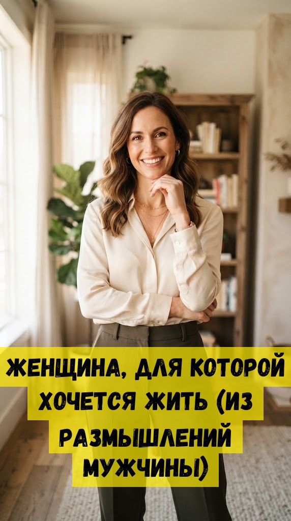 Женщина, для которой хочется жить (из размышлений мужчины) Женщина, для которой хочется жить (из размышлений мужчины)