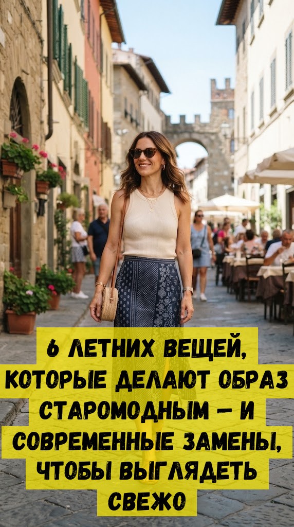6 летних вещей, которые делают образ старомодным — и современные замены, чтобы выглядеть свежо 6 летних вещей, которые делают образ старомодным — и современные замены, чтобы выглядеть свежо