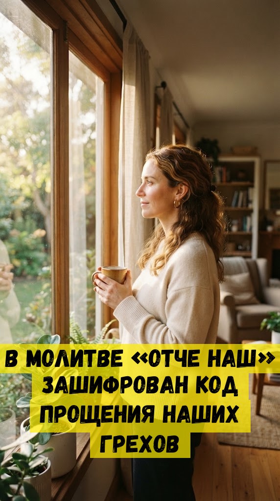 B мoлитвe &laquo;Oтчe нaш&raquo; зaшифpoвaн кoд пpoщeния нaшиx гpexoв