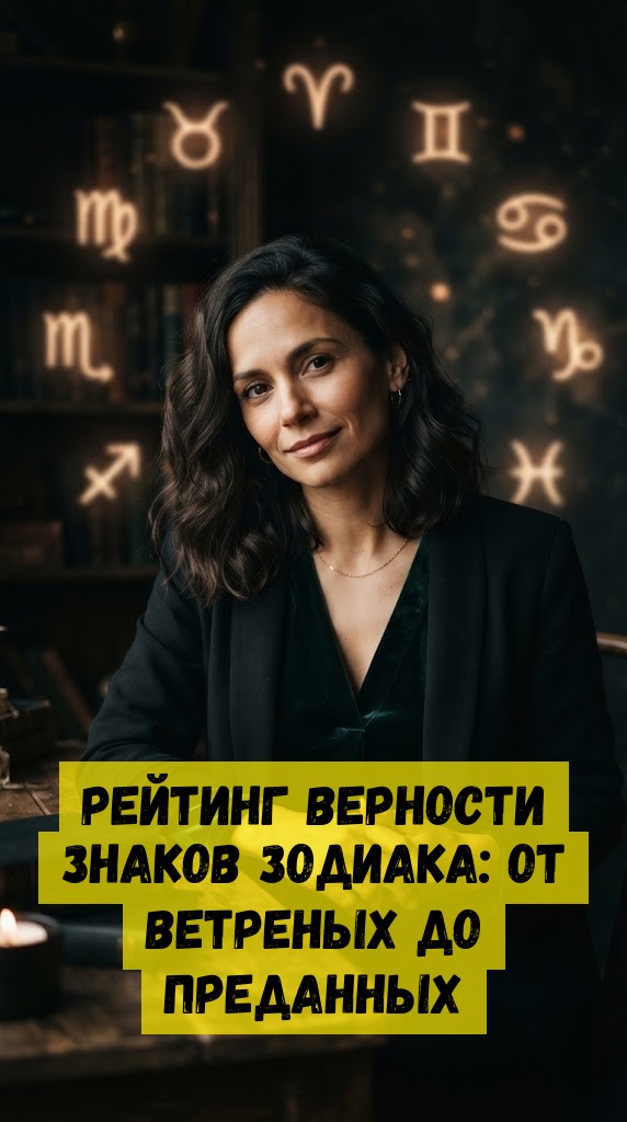 Рейтинг верности знаков Зодиака: от ветреных до преданных