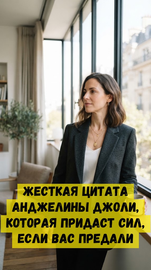 Жесткая цитата Анджелины Джоли, которая придаст сил, если вас предали