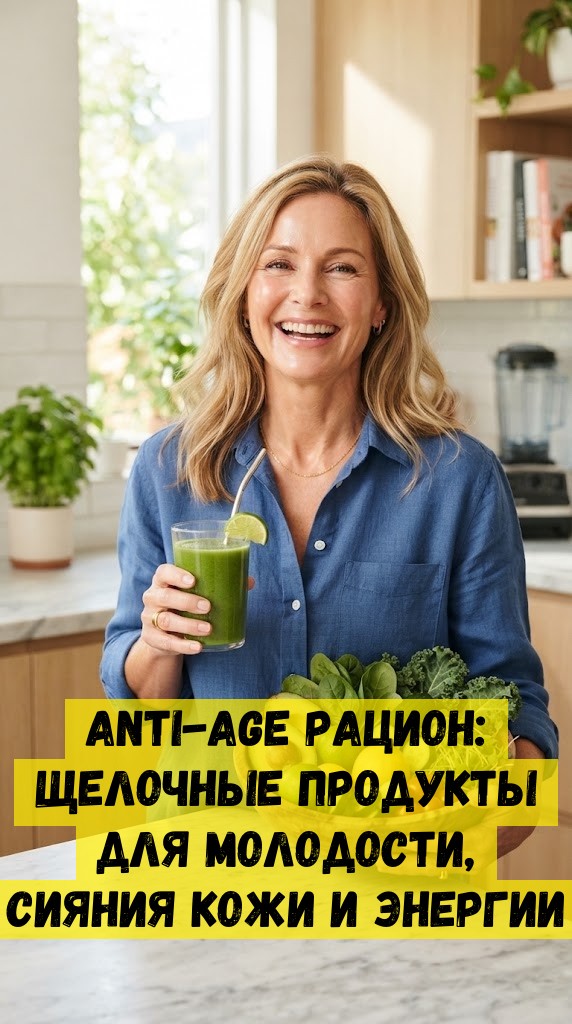 Anti-age рацион: щелочные продукты для молодости, сияния кожи и энергии