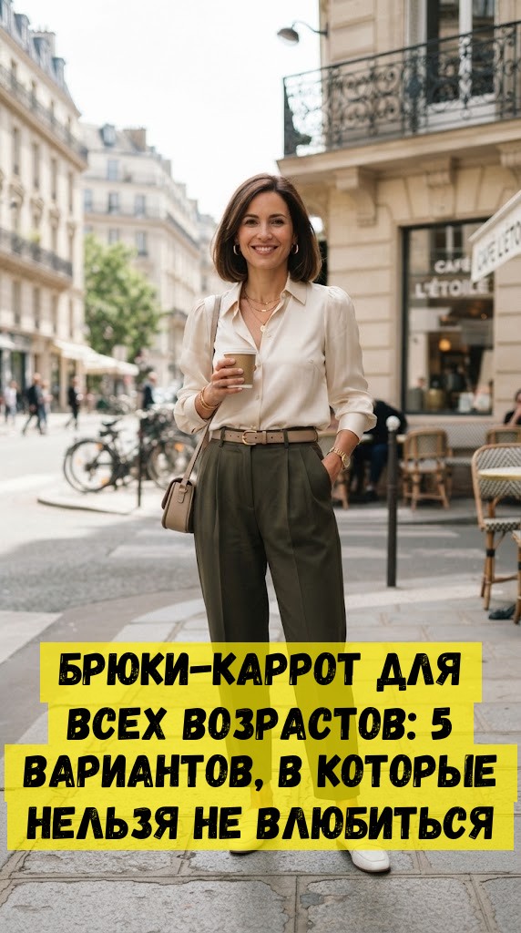Брюки-каррот для всех возрастов: 5 вариантов, в которые нельзя не влюбиться