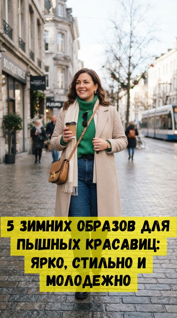 5 зимних образов для пышных красавиц: ярко, стильно и молодежно