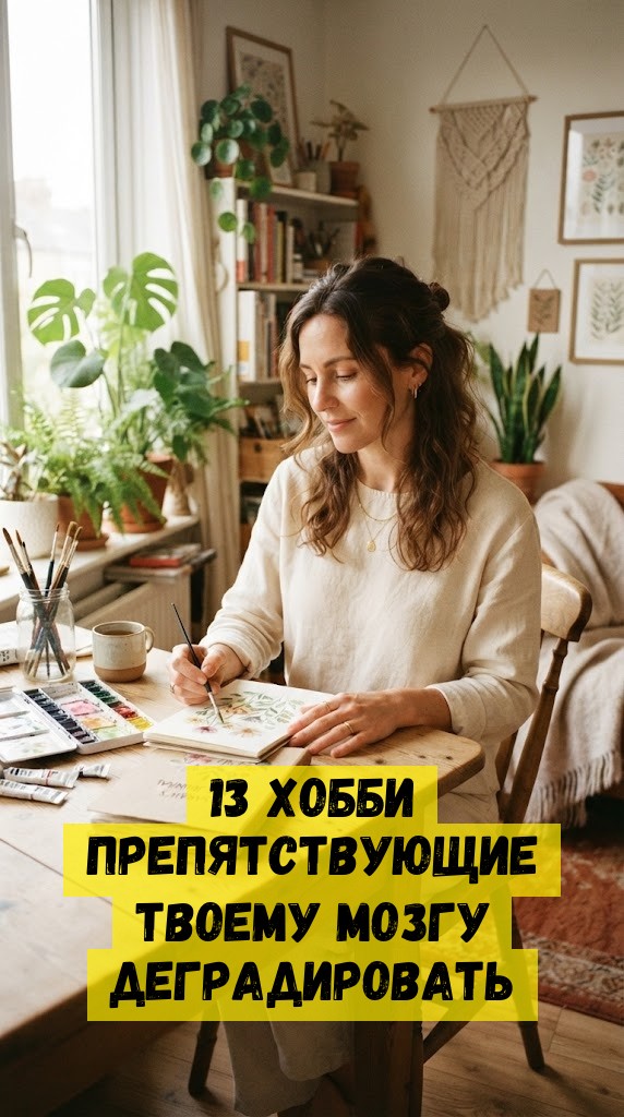 13 ХОББИ ПРЕПЯТСТВУЮЩИЕ ТВОЕМУ МОЗГУ ДЕГРАДИРОВАТЬ