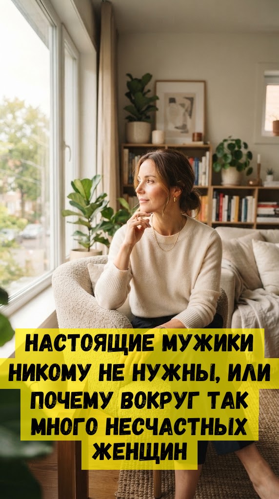 Настоящие мужики никому не нужны, или почему вокруг так много несчастных женщин