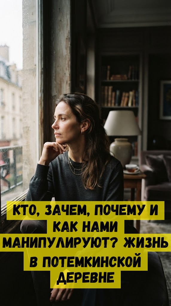 Кто, зачем, почему и как нами манипулируют? Жизнь в Потемкинской деревне