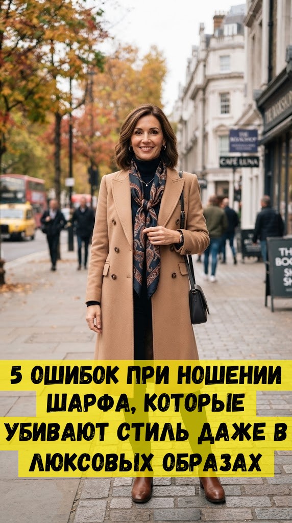 5 ошибок при ношении шарфа, которые убивают стиль даже в люксовых образах