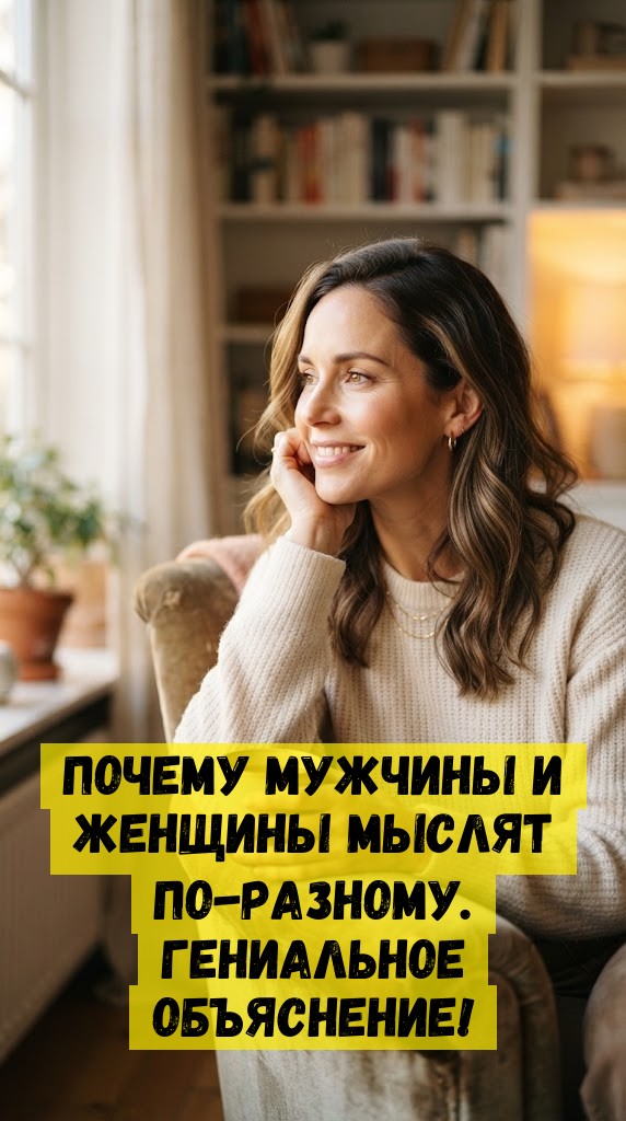 ПОЧЕМУ МУЖЧИНЫ И ЖЕНЩИНЫ МЫСЛЯТ ПО-РАЗНОМУ. ГЕНИАЛЬНОЕ ОБЪЯСНЕНИЕ!