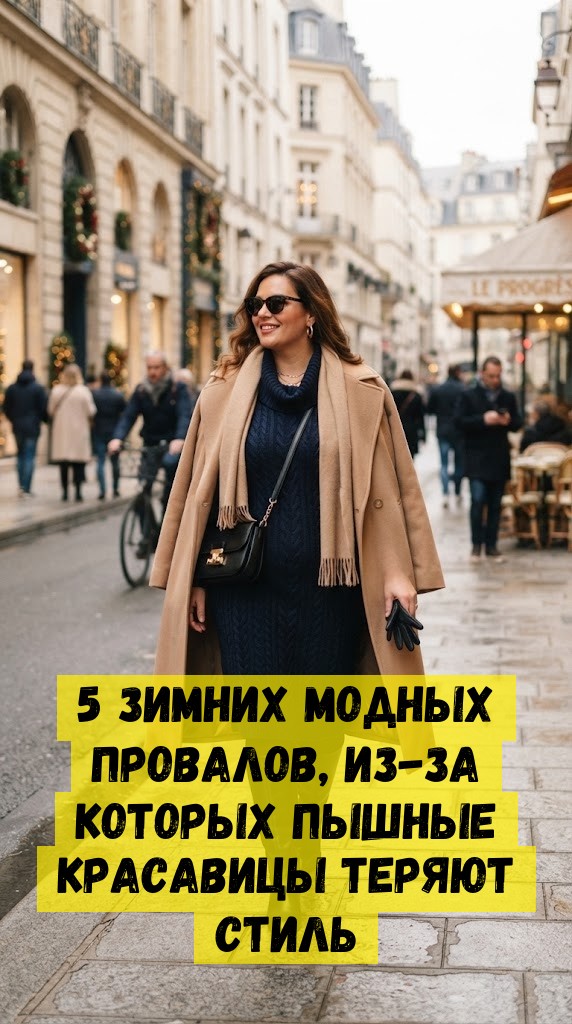 5 зимних модных провалов, из-за которых пышные красавицы теряют стиль
