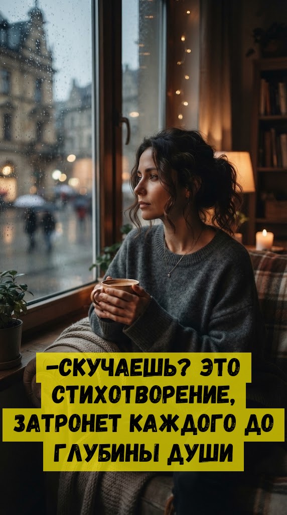 -Скучаешь? Это стихотворение, затронет каждого до глубины души -Скучаешь? Это стихотворение, затронет каждого до глубины души
