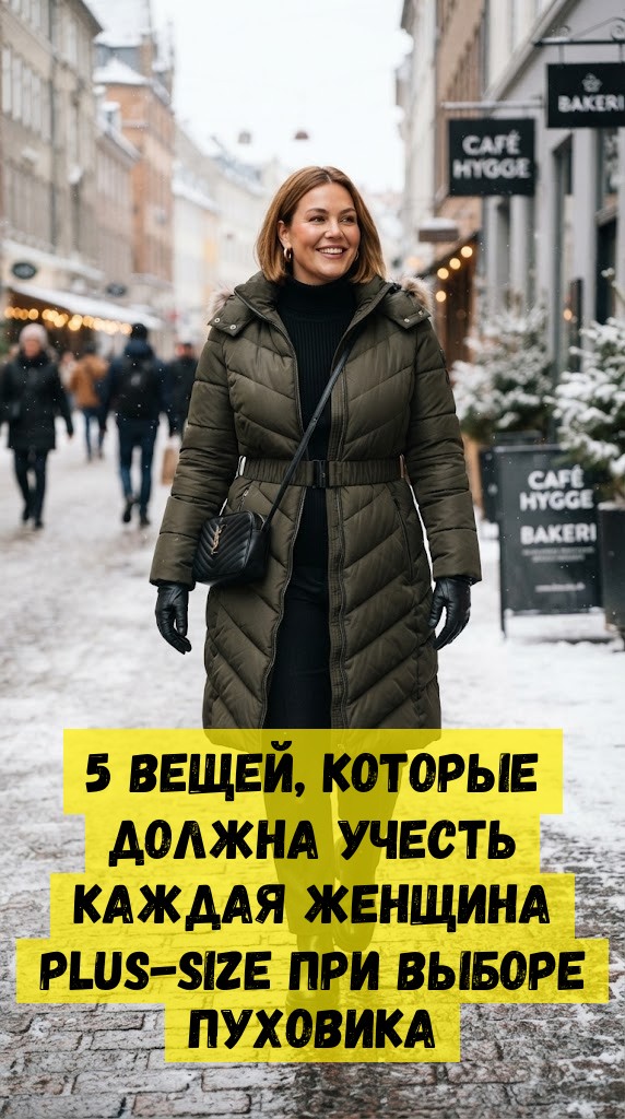 5 вещей, которые должна учесть каждая женщина plus-size при выборе пуховика
