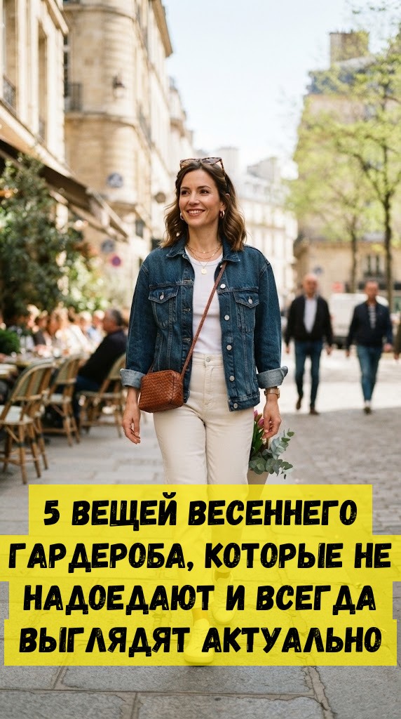 5 вещей весеннего гардероба, которые не надоедают и всегда выглядят актуально 5 вещей весеннего гардероба, которые не надоедают и всегда выглядят актуально