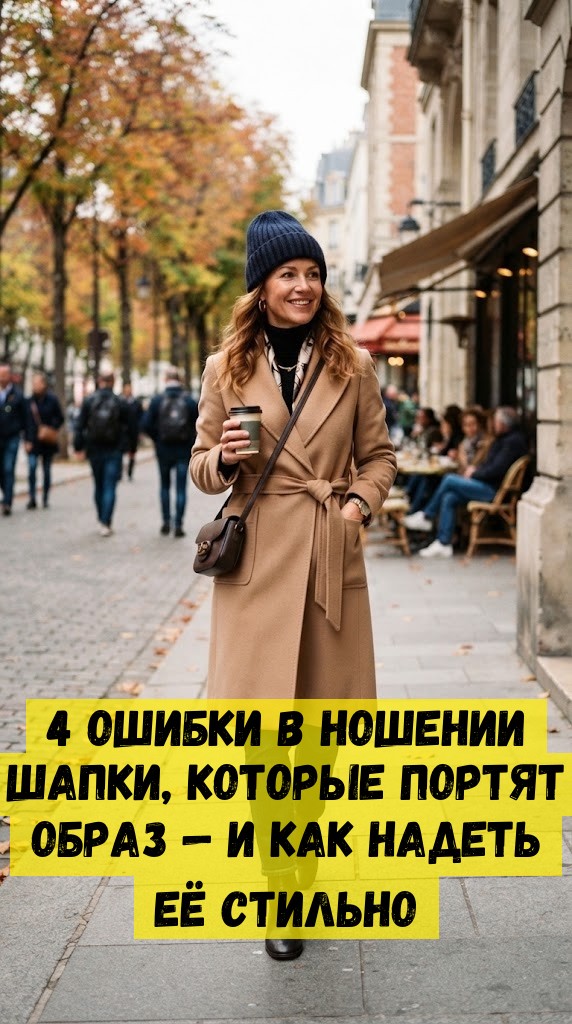 4 ошибки в ношении шапки, которые портят образ &mdash; и как надеть её стильно