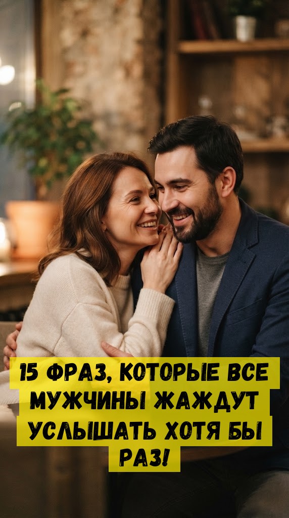 15 фраз, которые все мужчины жаждут услышать хотя бы раз! 15 фраз, которые все мужчины жаждут услышать хотя бы раз!