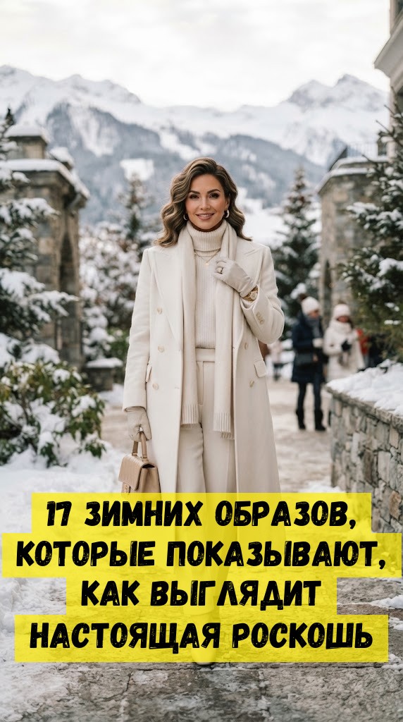 17 зимних образов, которые показывают, как выглядит настоящая роскошь