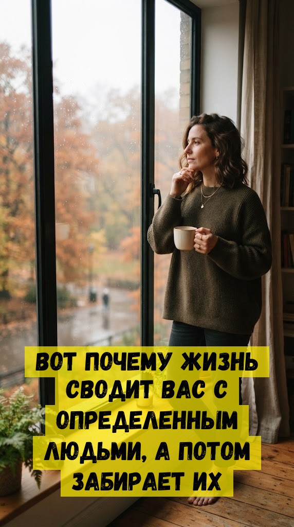 Вот почему жизнь сводит вас с определенным людьми, а потом забирает их Вот почему жизнь сводит вас с определенным людьми, а потом забирает их