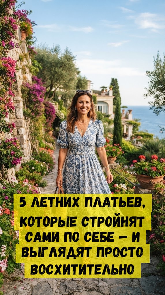 5 летних платьев, которые стройнят сами по себе &mdash; и выглядят просто восхитительно