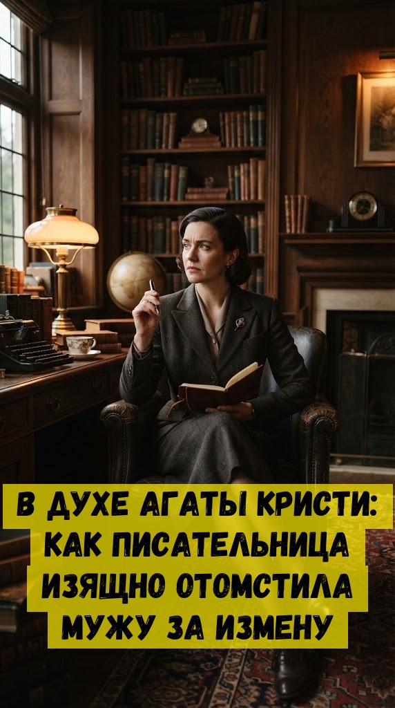 В духе Агаты Кристи: как писательница изящно отомстила мужу за измену В духе Агаты Кристи: как писательница изящно отомстила мужу за измену