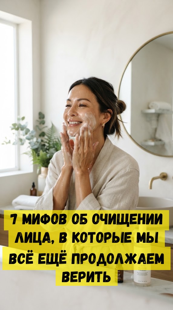 7 популярных мифов об уходе за кожей: простые правила для сияния лица