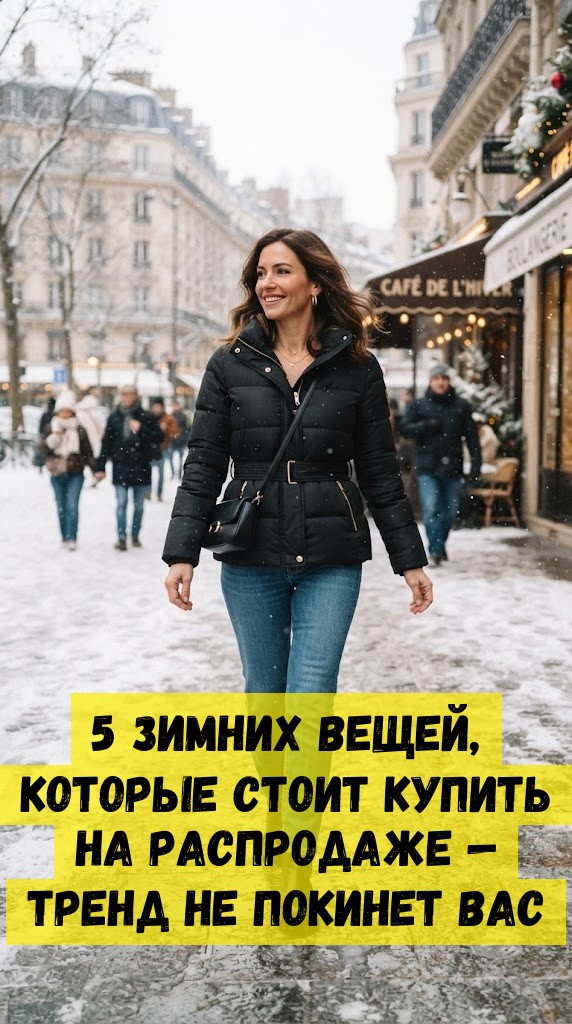 5 зимних вещей, которые стоит купить на распродаже — тренд не покинет вас 5 зимних вещей, которые стоит купить на распродаже — тренд не покинет вас