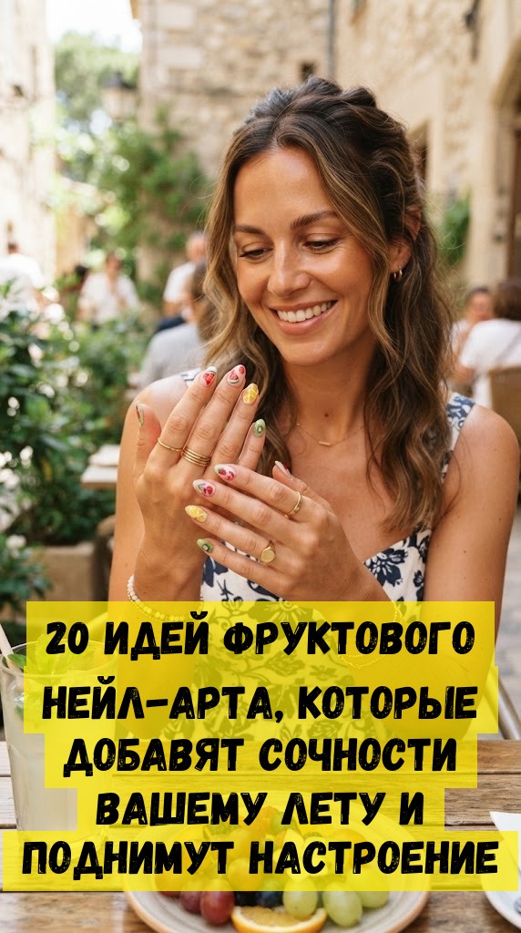 20 идей фруктового нейл-арта, которые добавят сочности вашему лету и поднимут настроение
